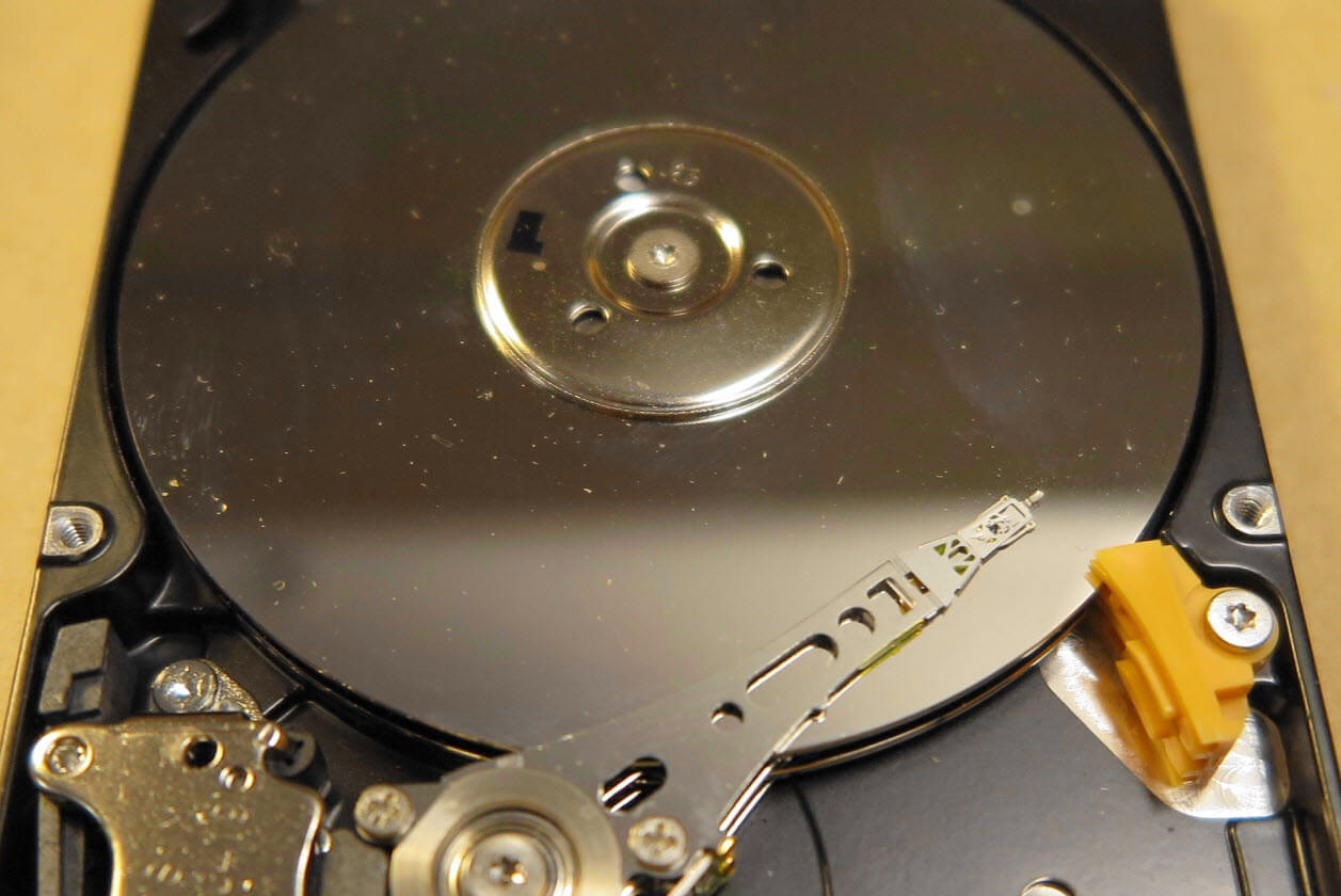 Festplatte reparieren? Es ist keine Langspielplatte!