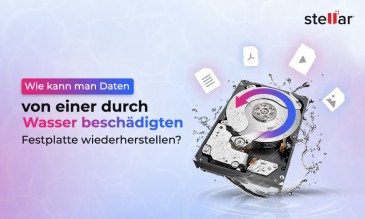 Wie kann man Daten von einer wassergeschädigten Festplatte wiederherstellen?