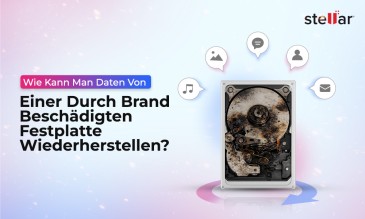 Wie können Daten von einer durch einen Brand beschädigten Festplatte wiederhergestellt werden?