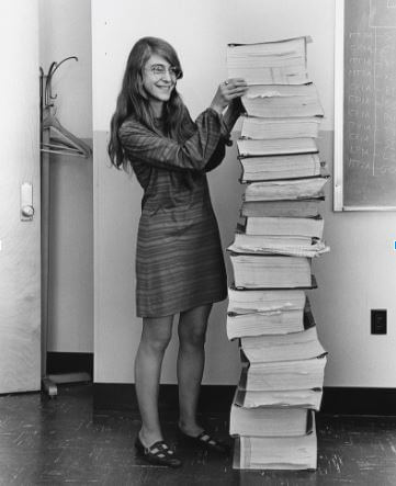 Margaret Hamilton, eine Pionierin Ihrer Zunft.