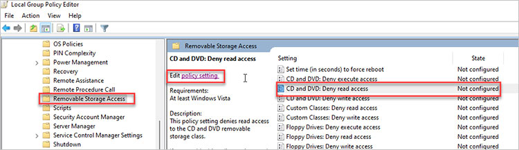 Gehen Sie zu den Einstellungen