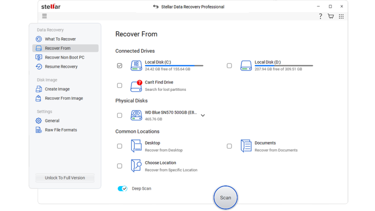 Deep Scan – Hervorragende Software zur Datenwiederherstellung