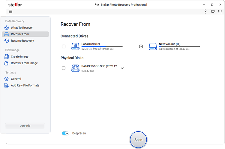 Stellar Photo Recovery Professional – Wiederherstellung von