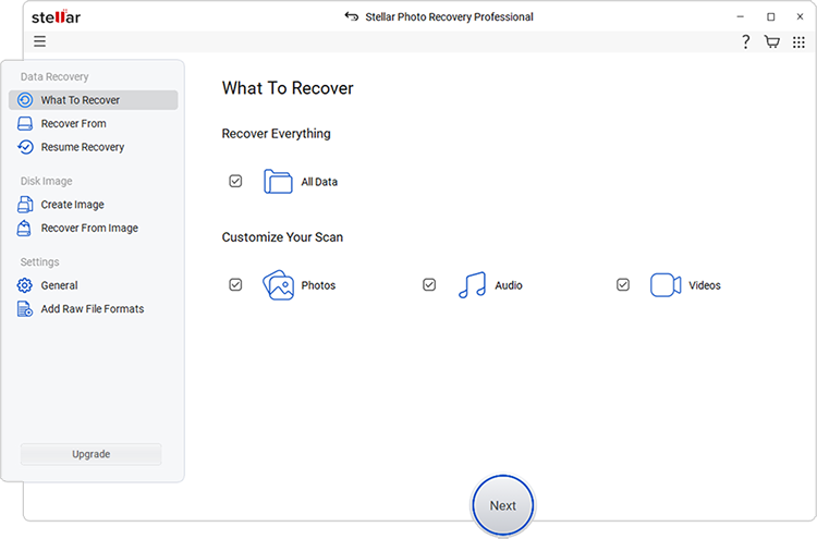 Stellar Photo Recovery Professional – Was lässt sich wiederherstellen?