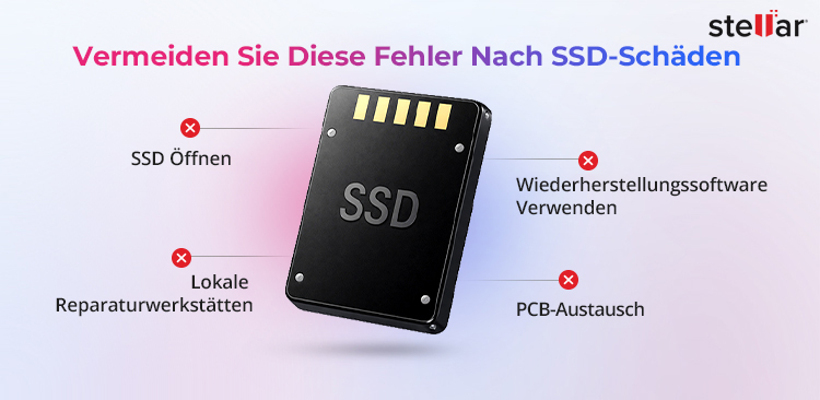 Diese Fehler sollten Sie nach einem SSD-Schaden vermeiden
