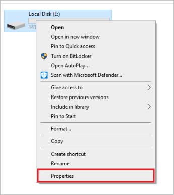 select-properties-on-drive