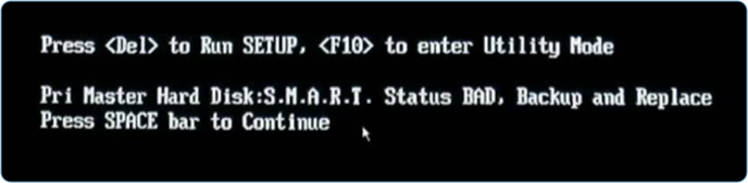 Fehler der primären Master-Festplatte