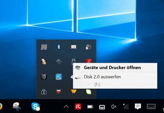Disconnect USB port