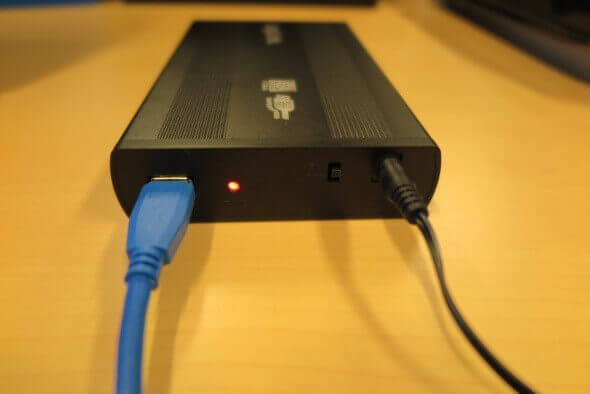 Turn on the hard disk