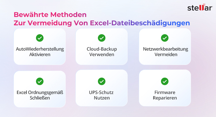 Bewährte Methoden zur Vermeidung von Excel-Datenfehlern