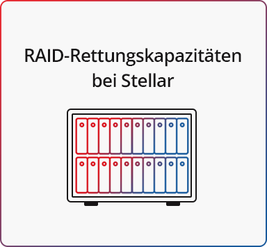 RAID-Rettungskapazitäten bei Stellar
